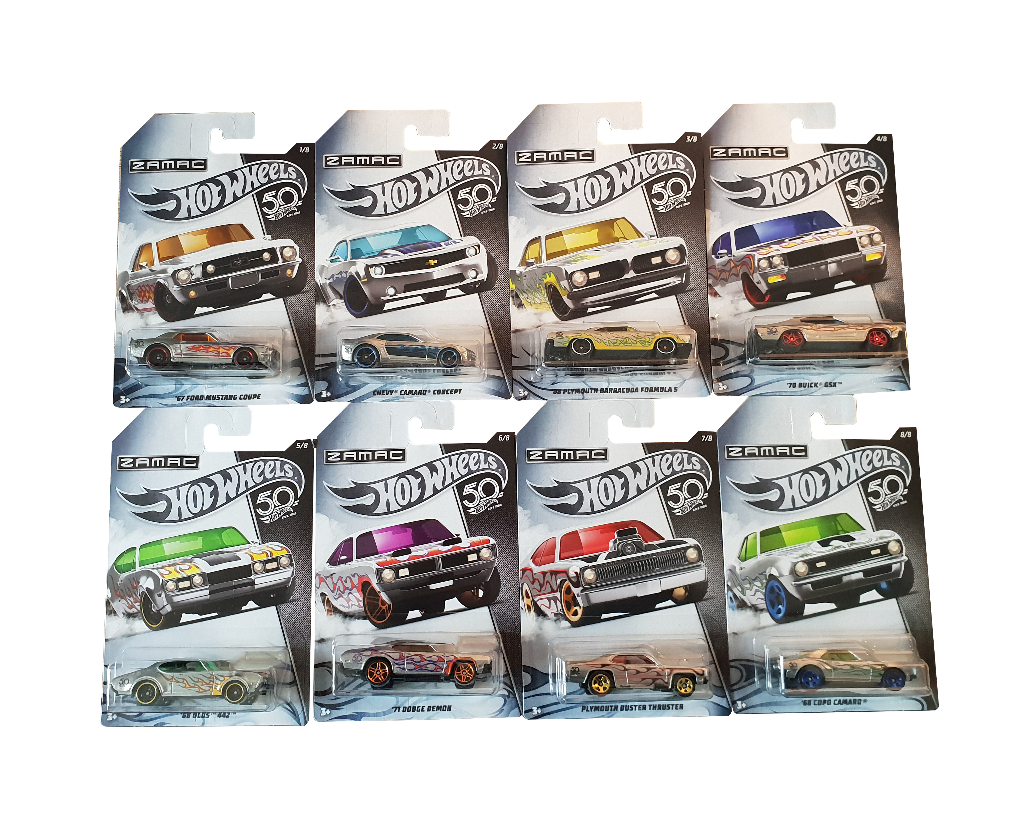 Hot Wheels Th Anniversary Zamac Set Of All Cars Hot Sex Picture
